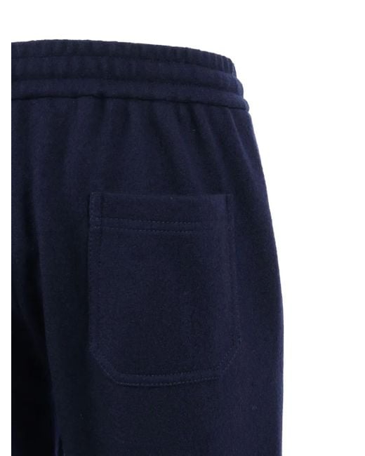 Circolo 1901 Blue Cuffed Track Pants for men