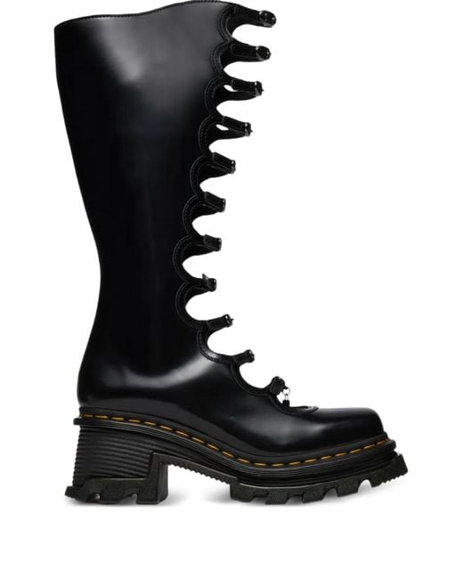 Dr. Martens X Marc Jacobs Kiki Platform Boots in Black | Lyst