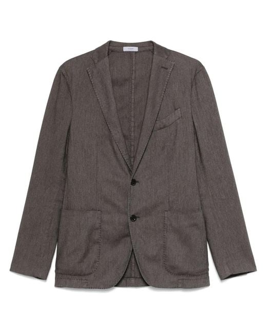 Boglioli Gray K-Jacket Blazer for men