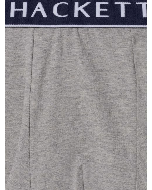 Hackett Blue Logo-Waistband Boxers (Pack Of Three) for men