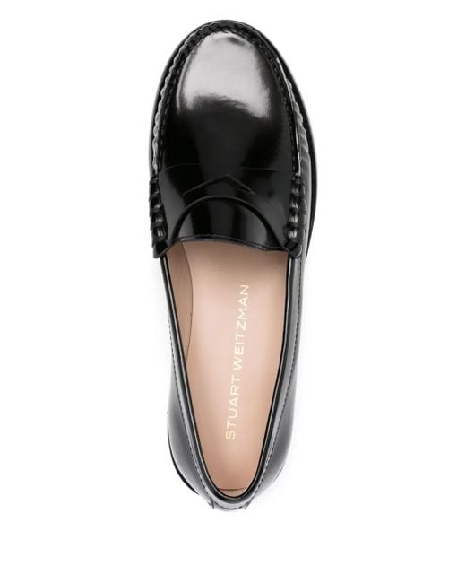 Stuart Weitzman Black Klassische Loafer