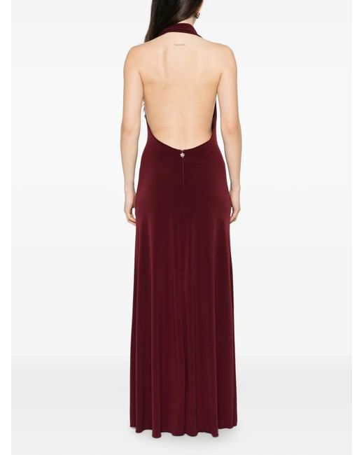 Aniye By Purple Knot Norah Halterneck Cowl-Neck Maxi Dress