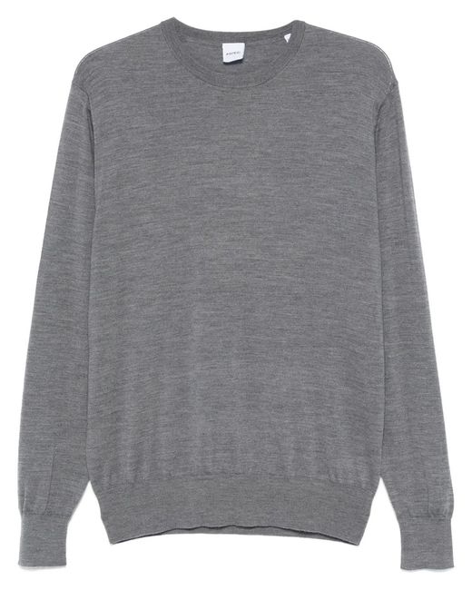Aspesi Gray Virgin Wool Sweater for men