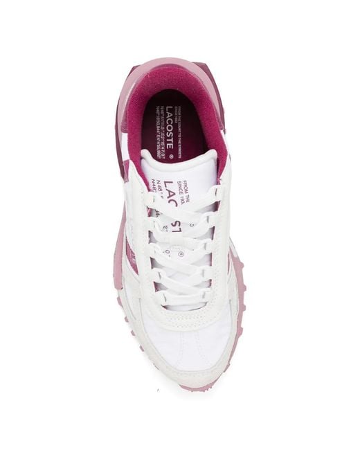Lacoste Pink Baskets Elite Active