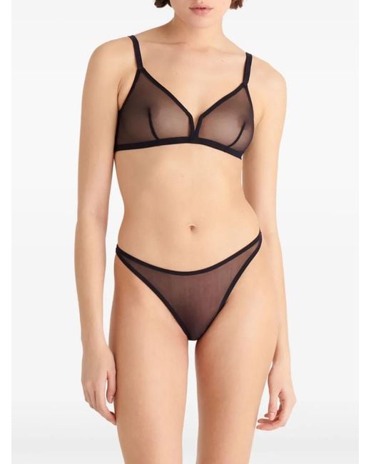 Eres Black Providence Triangle Bra