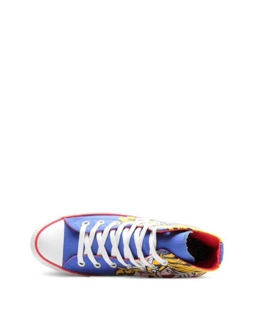 Converse White Chuck Taylor All Star Pop-Art Sneakers