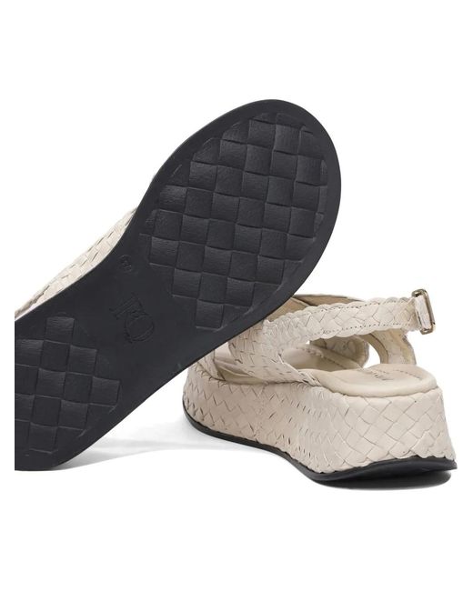 Pons Quintana White Forli Wet Salinas Platform Sandals