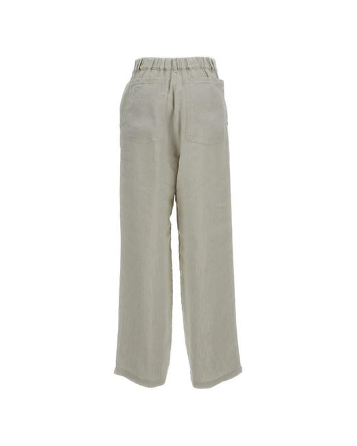 Barena Gray Buttoned Trousers