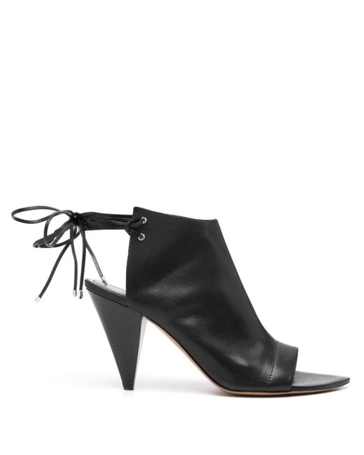 Isabel Marant Black Dulsy 90mm Leather Sandals