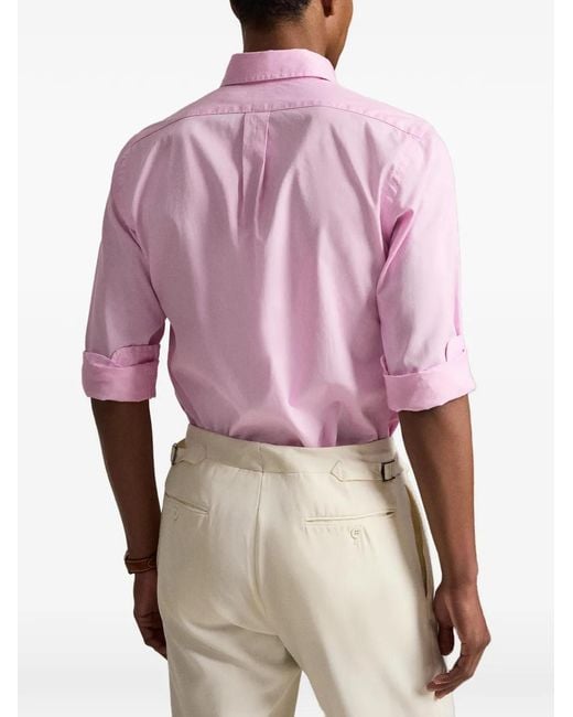 Polo Ralph Lauren Pink Buttoned Shirt for men