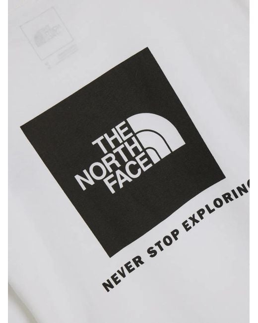 The North Face White T-Shirt Logo for men