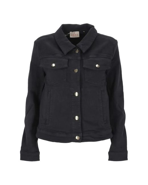 Emme Black Long-Sleeve Buttoned Jacket