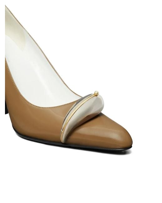 Tory Burch Metallic Pierced Pump