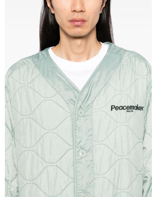 Peacemaker Oamc Blue Long Liner Jacket for men