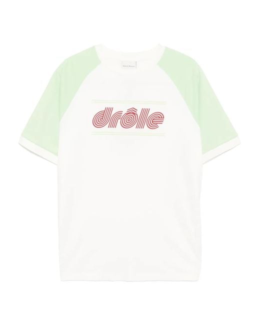 メンズ Drole de Monsieur Le Tシャツ White