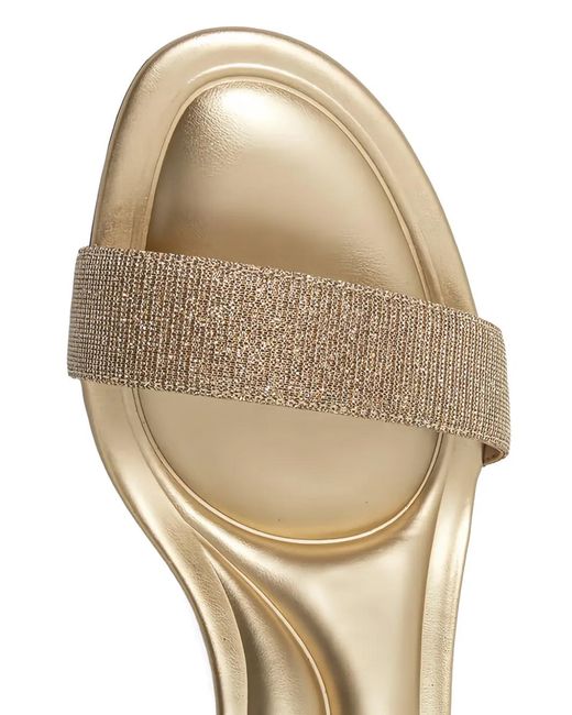 MICHAEL Michael Kors Metallic Criss-Cross Strap Sandals