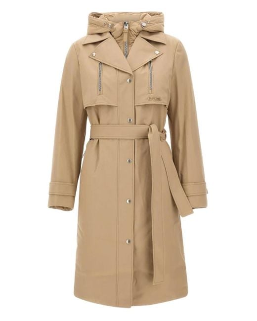 Gabardina Siobhan con cinturón Mackage de color Natural