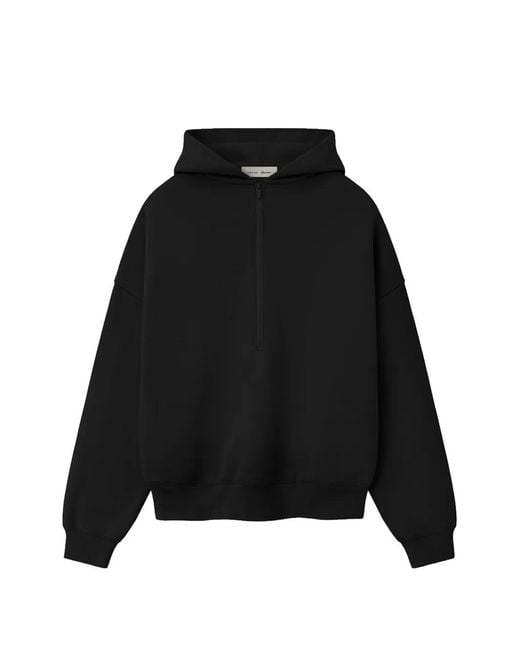 Fear Of God Black Half Zip Hoodie