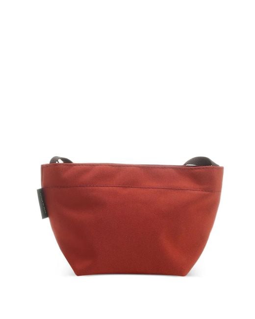 Herve Chapelier Red Two-Tone Shoulder Bag
