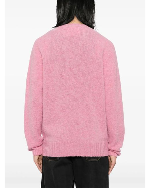 YMC Suedehead Trui in het Pink voor heren