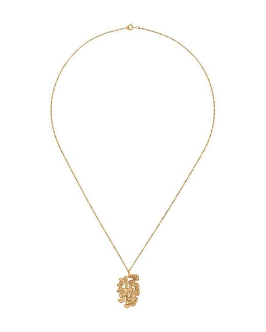 Loveness Lee Metallic Dog Chinese Zodiac Necklace