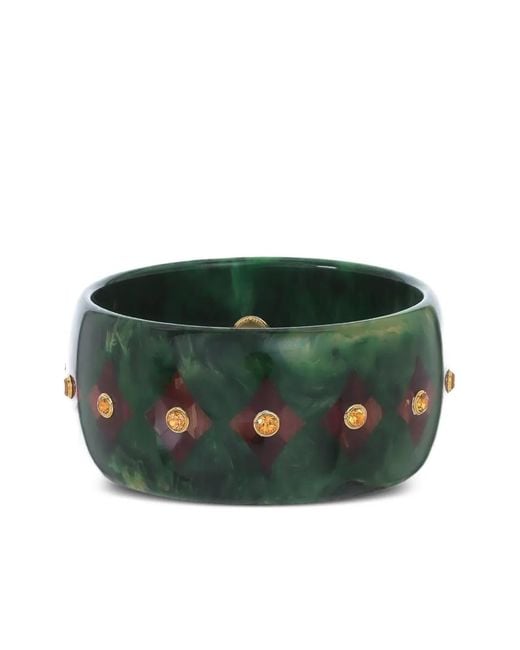 Mark Davis Green 18K Bakelite Bracelet