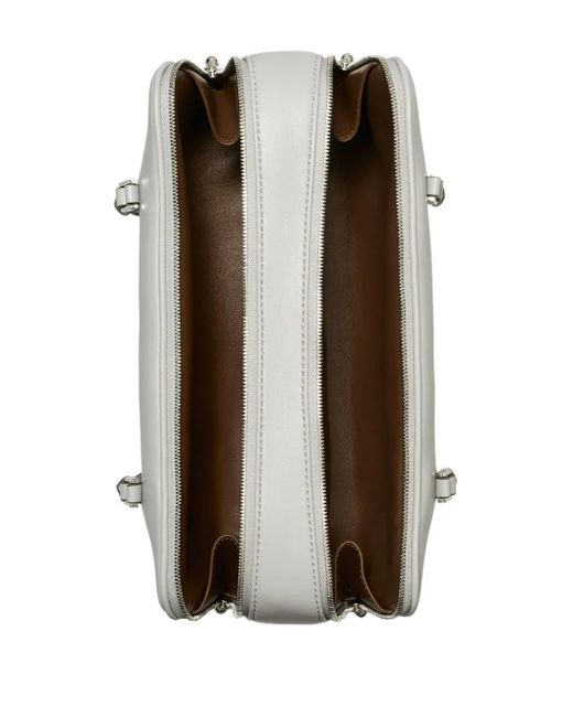 Tory Burch Gray Small Marshmallow Shoulder Bag