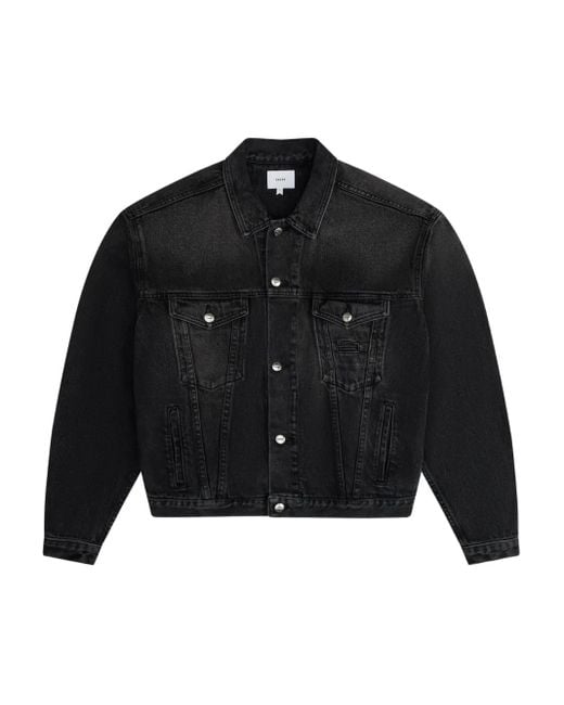 Rhude Black Buttoned Denim Jacket
