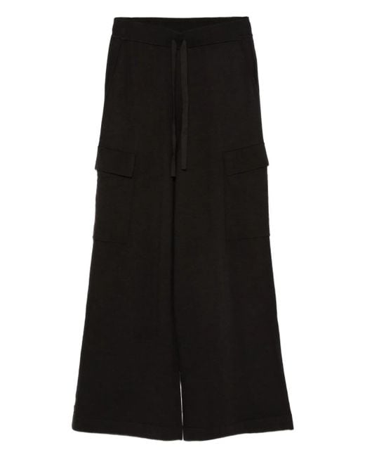 P.A.R.O.S.H. Black Drawstring Pocket Pants