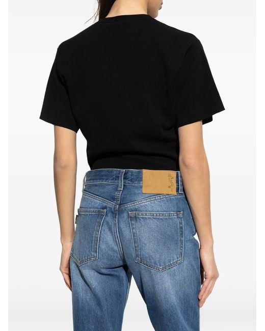 Haikure Black Talya Short-Sleeves T-Shirt