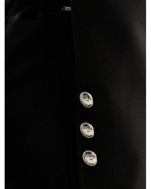 Guess Black Doppelreihiger Blazer Mit Knopfdetail