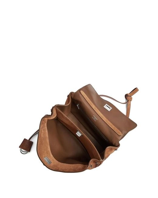 Balenciaga Brown Small Rodeo Shoulder Bag