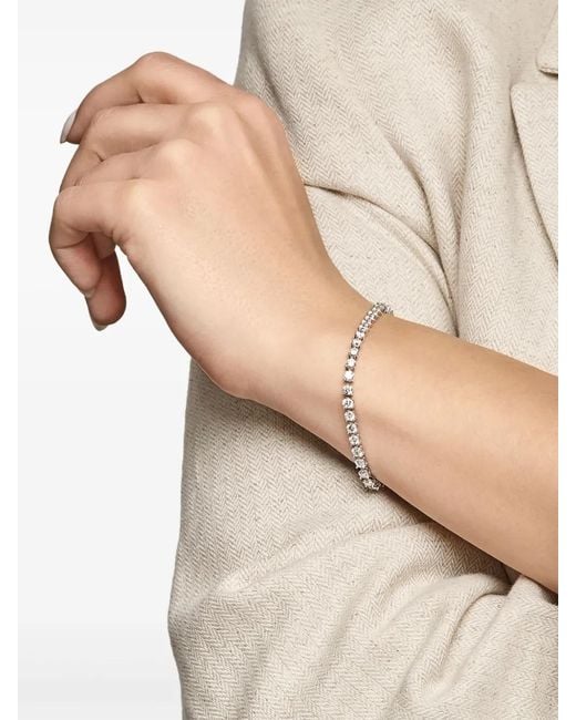 Jewels Aficionado White 18K Mini Luce Diamond Bracelet