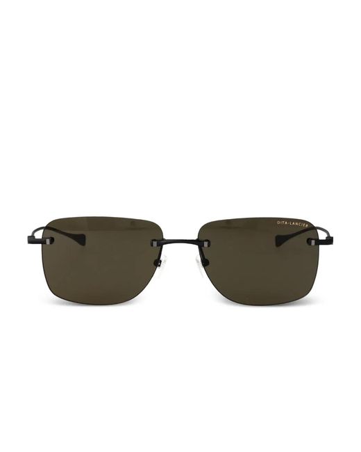 Dita Eyewear Black Lsa-119 Rimless Sunglasses for men