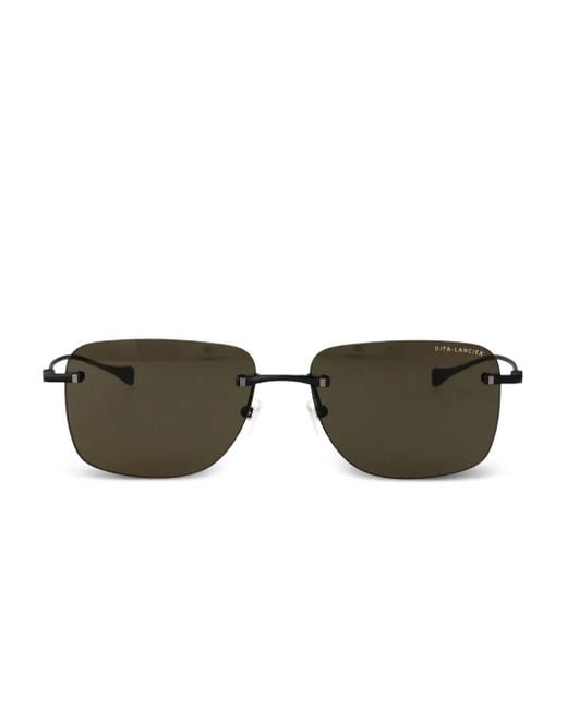 Dita Eyewear Black Lsa-119 Rimless Sunglasses for men