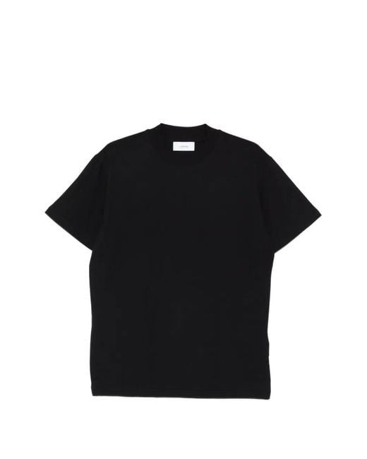 Lardini Black Crew-Neck T-Shirt for men