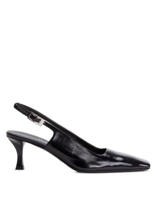 Proenza Schouler Black Trap 60 Leather Pumps - Women's - Leather