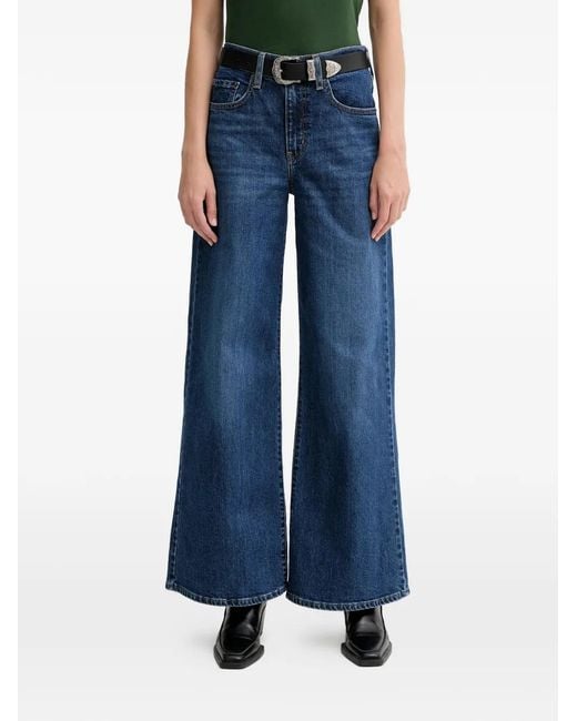Levi's Blue 728 Patch-Pocket Jeans