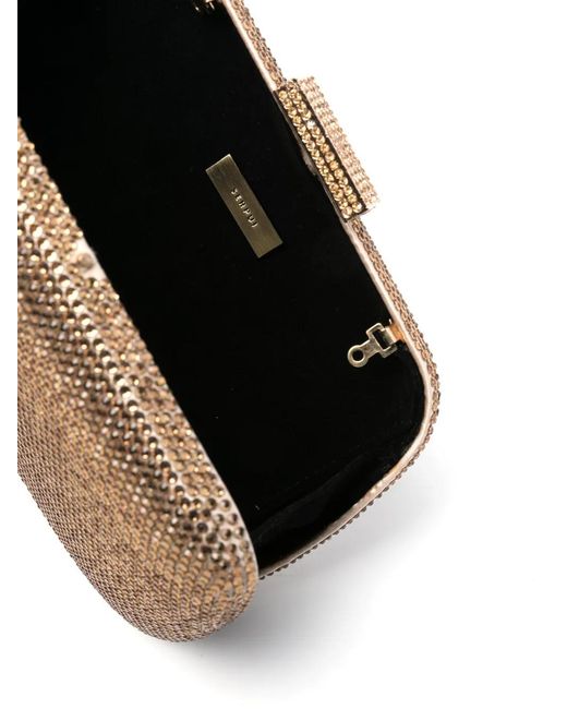 Serpui Natural Josephine Crystal-Embellished Bag