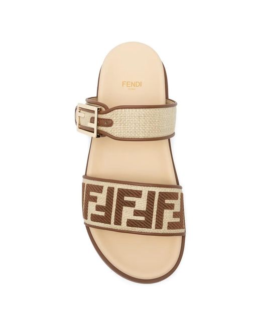 Fendi Natural Neutrals Shoes