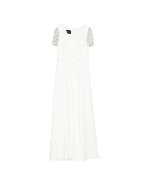 The Couture Club White Beaded-Detail Jumpsuit