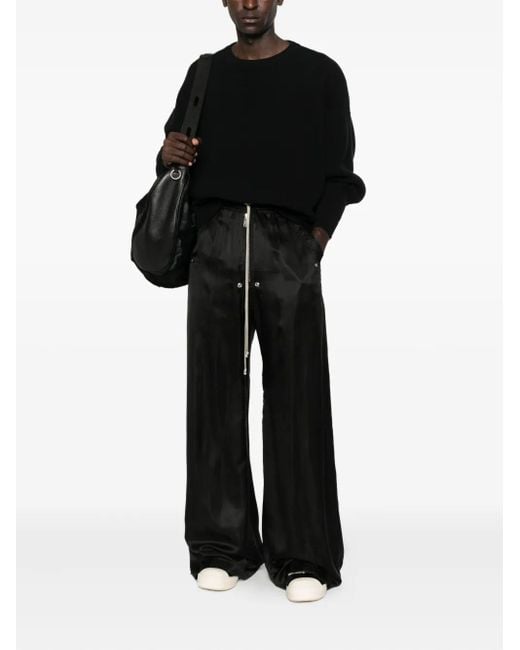 Fear Of God Black Round-Neck Wool Sweater for men
