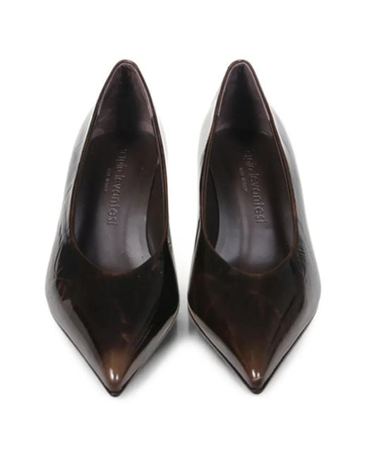 Sergio Levantesi Black Beatrix Pointed-Toe Pumps