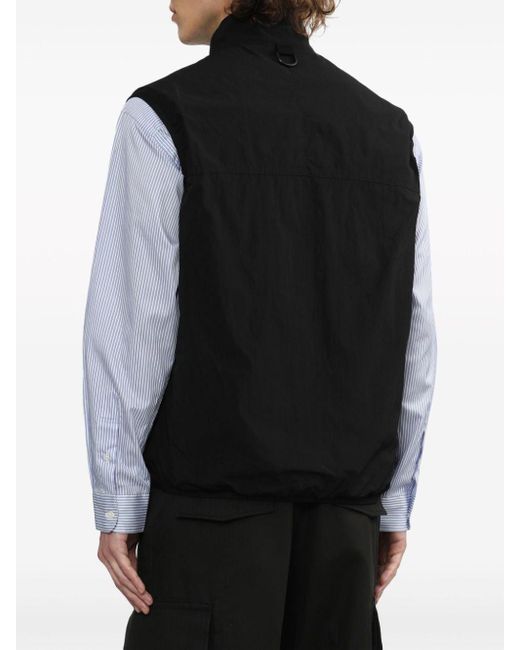 Comme des Garçons Black Logo Nylon Vest for men