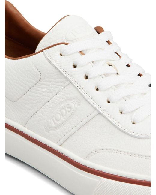 Tod's White Flat Shoes for men