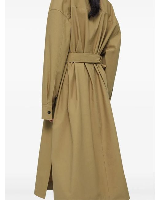 Jil Sander Natural Classic-Collar Cotton Dress