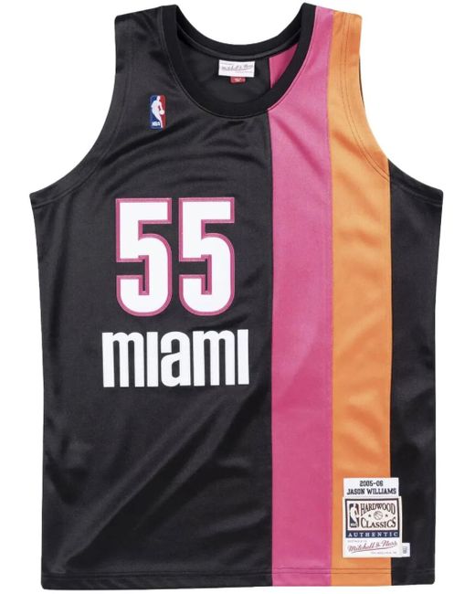 Mitchell & Ness Black "Nba Miami Heat 05 Jason Williams" Authentic Alternate Jersey for men