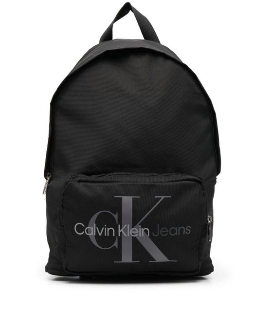 Calvin Klein Essentials Campus Logo-print Backpack in Black for Men ...