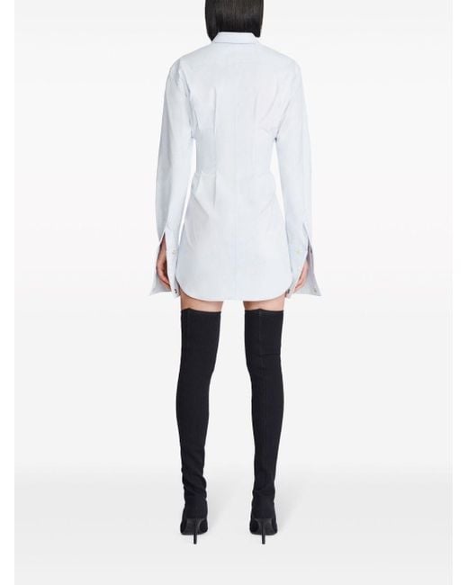Dion Lee コルセット シャツドレス White