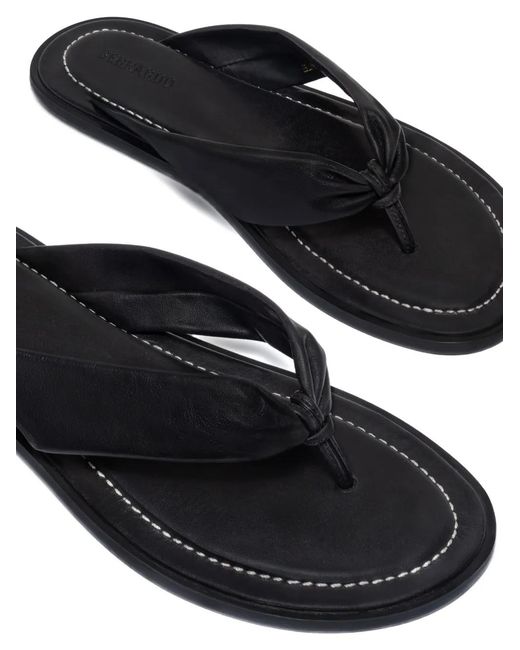 Bernardo White Salt Thong Flat Sandals